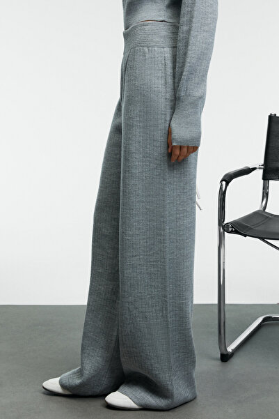 GRIMELANGE MARIPOSA női kerek nyakú, csíkos mintás, széles szárú kötöttáru Grimelange alsó-felső szett