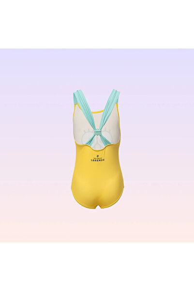 NİCKELODEON Sünger Bob Kare Pantolon Baskılı Sarı Kız Çocuk Mayo