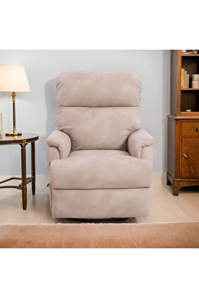 micasa Elegant and Modern Design Manual Swivel Glider Recliner Chair