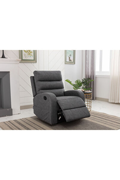 micasa Elegant and Modern Design Manual Recliner Chair with Side Pocket