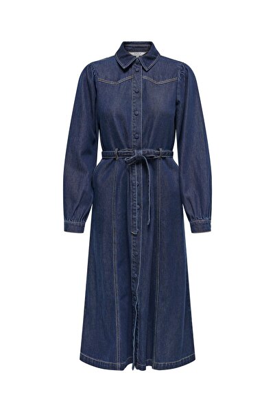 ONLY Jeanskleid ONLJULIE Langes Kleid