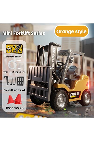 Choice شاحنة رافعة شوكية RC يتم التحكم فيها عن طريق التطبيق بمقياس 1:64، مركب...