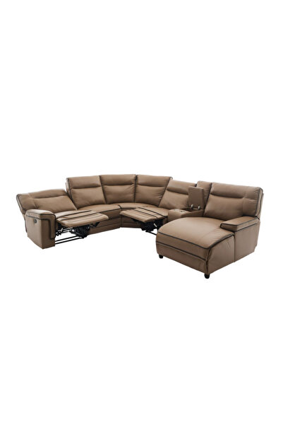 micasa Elegant and Modern Design 5-Seater Sofa with Chaise Lounge