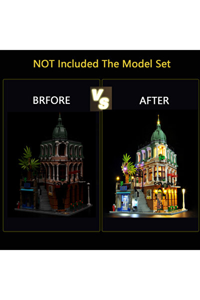 Choice LYBMTWF LED Lighting Kit for 10297, Compatible with Creator Expert Boutique Hotel Building Blocks...