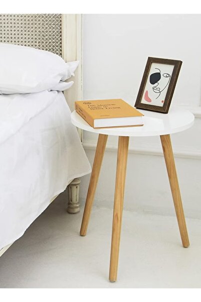 Generic Mini Round Coffee Table White