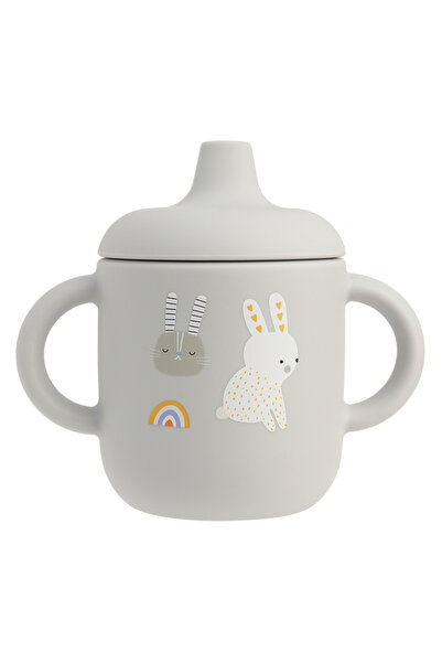 Choice كوب تغذية الطفل من السيليكون الكرتوني A3 قطعة واحدة خالٍ من مادة BPA ومضاد للتسرب مع مقبض مناسب للسفر