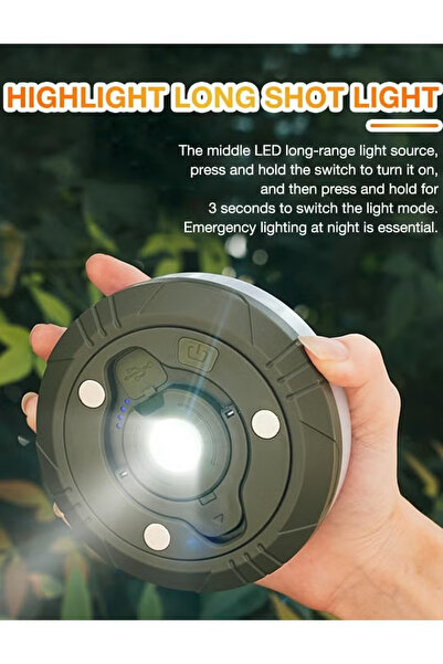 Primo Plus Camping Fairy Lights, Rollable, Waterproof Portable , 8 m, USB Rechargeable Camping Lamp Fairy Light