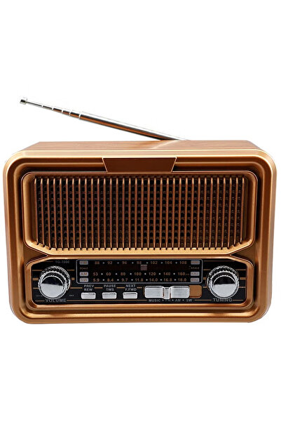 Denx HD Radio, FM/AM/SW, USB/TF/BT Player, Rechargeable Battery