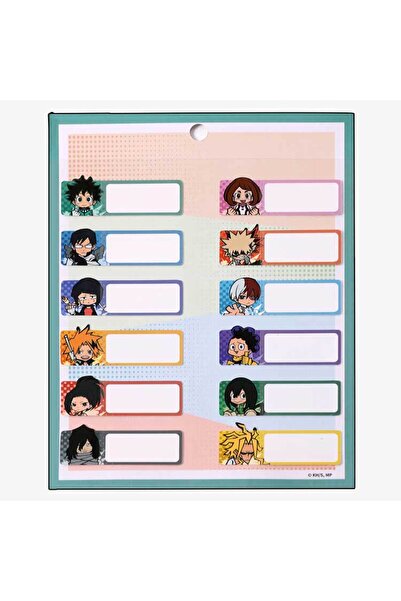 Choice My Hero Academia My Hero Academia Official Authorization Name Stickers Waterproof Tags Labels Scrapb