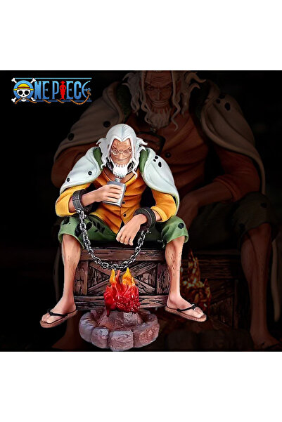 BANDAI no box 15cm Anime One Piece Silvers Rayleigh Action Figures Pvc Model Statue Room Collection Decorat