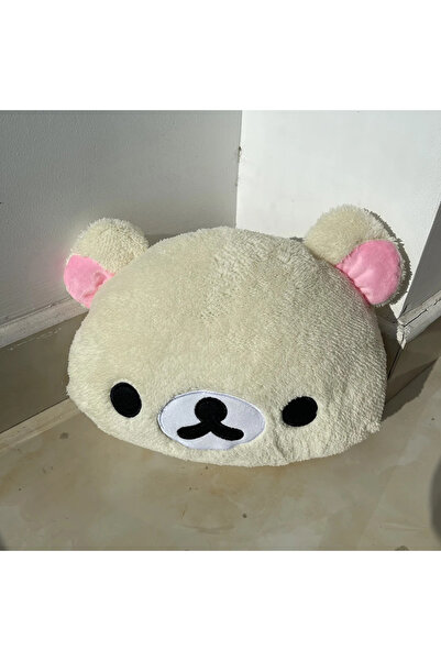 Choice وسادة يد دافئة من القطيفة على شكل دب أبيض لطيف بطول 30 سم، وسادة ناعمة...