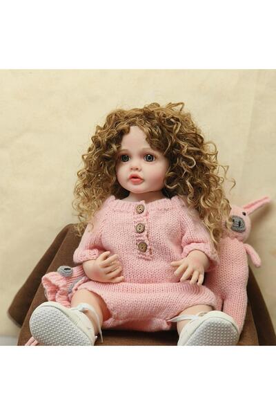 Choice دمية طفل حديث الولادة وردية اللون مقاس واحد 55 سم، دمية أميرة كاملة ال...