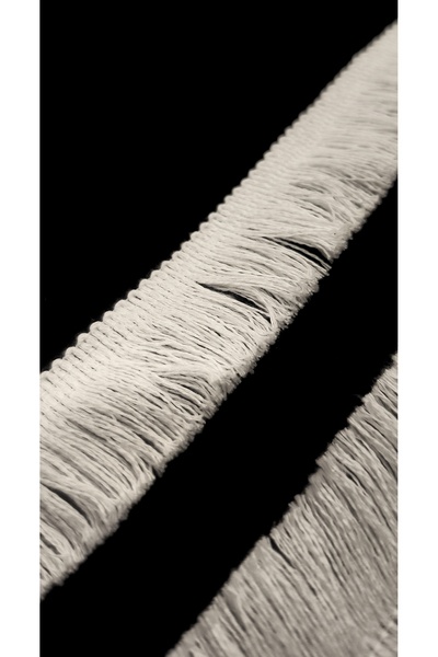 ALTAY AKSESUAR BEYAZ KENAR PÜSKÜL SAÇAK (2,5 CM)