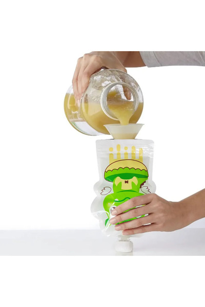 XUNYI 8 قطع من أكياس تخزين الطعام القابلة لإعادة الاستخدام 150 مل للأطفال الص...