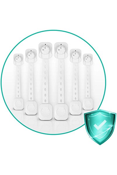 Ricokids Fuse set, made of special durable plastic, for cabinets, durable, 21.8 x 3.7 cm, 6 ...