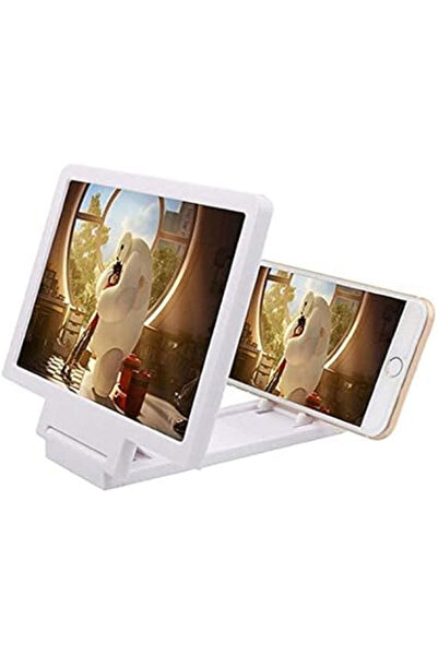 Primo Plus 3D Screen Magnifier Stand Bracket For Mobile Phones White