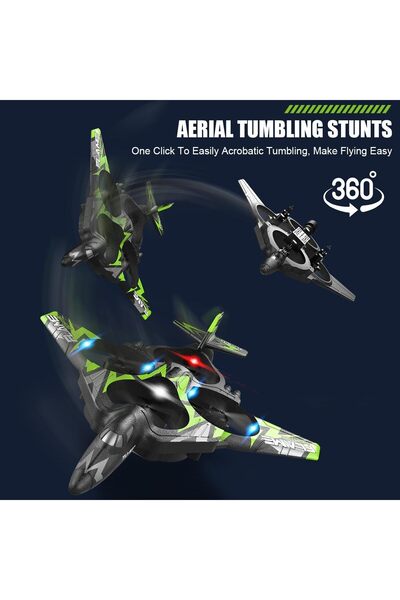 Silly fish Battle Drone Quadcopter with Remote Control, 360° Stunts, 8-Min Flight Time, Altitude Hold, 50-70m