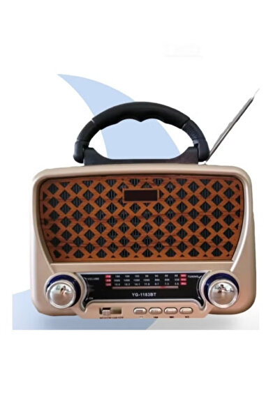 Denx Portable HI-FI Radio with 3 Channels FM - AM Bluetooth AUX TF Card USB Flash Disk