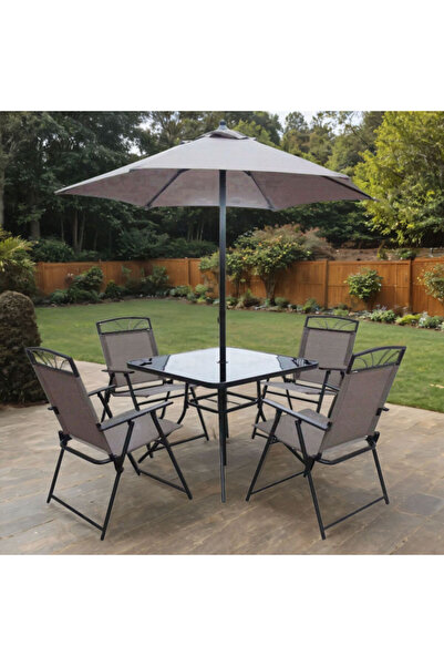 Living Accents 6-Piece Weather Resistant Durable Outdoor Dining Set