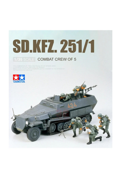 Choice مجموعة تجميع مركبة مدرعة نصف مسار ألمانية Sd.Kfz.251/1 بمقياس 1/35 من ألعاب DIY مجموعة تجميع المركبات المدرعة نصف المسار الألمانية Sd.Kfz.251/1 من ألعاب DIY مجموعة تجميع المركبات المدرعة نصف المسار الألمانية TAMI...