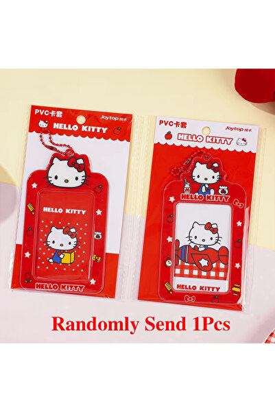 JOY TOP حامل بطاقات عشوائي من قطعة واحدة من Kawaii Sanrio Hello Kitty على شكل...
