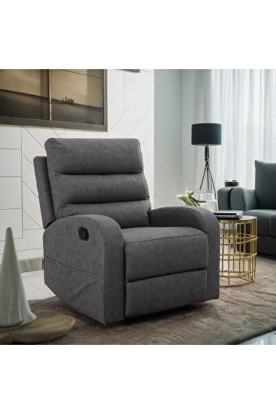 micasa Elegant and Modern Design Manual Recliner Chair with Side Pocket