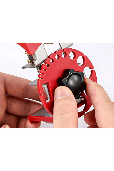 zola Cable stripping device, 0.9-20 mm, adjustable depth, steel blade, 11 x 7 x 5 cm, red