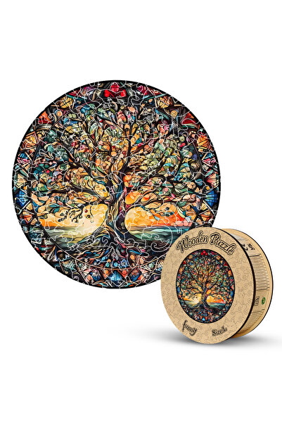 Choice Z121MH-L لغز شجرة الحياة الخشبي للبالغين والمراهقين - لغز ثلاثي الأبعا...