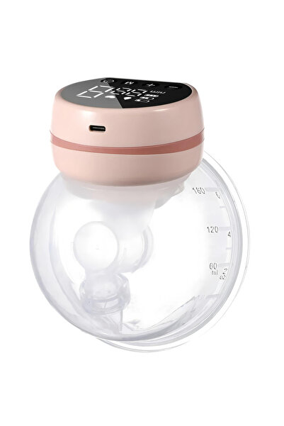 Choice مضخة ثدي كهربائية قابلة للارتداء باللون الوردي - جهاز جمع حليب أوتومات...
