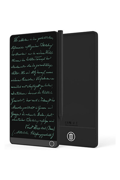 Choice جهاز لوحي للكتابة بشاشة LCD كاملة مقاس 6.5 بوصة، أسود، مفكرة رقمية محم...