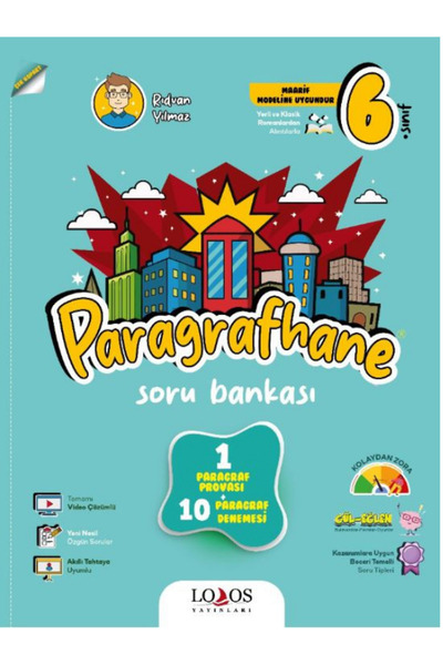 Lodos Yayınları 6.Sınıf Paragrafhane Soru Bankası Rıdvan Yılmaz