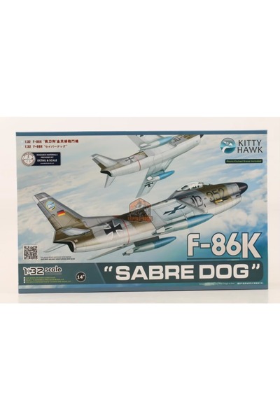 Choice نموذج تجميع جديد لطائرة كيتي هوك KH32008 F-86K "Sabre Dog" بمقياس 1/32
