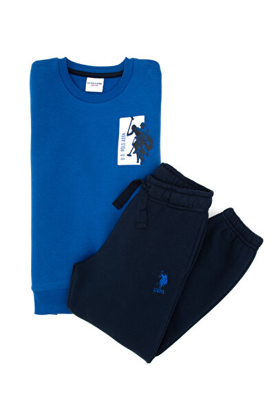 U.S. Polo Assn. Erkek Çocuk Kobalt Mavi Pijama Takımı 50318698-VR077