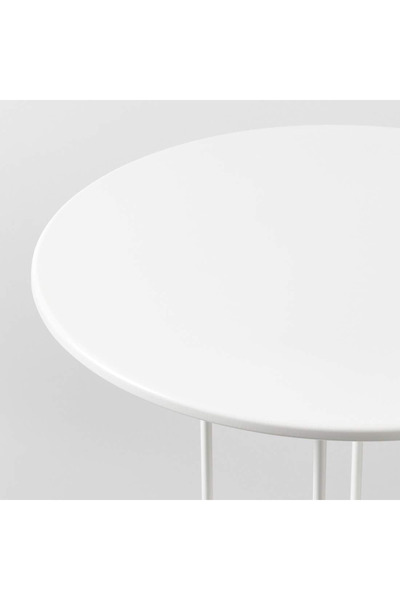 Primo Plus Round side table, white, diameter 45 cm, height 50 cm