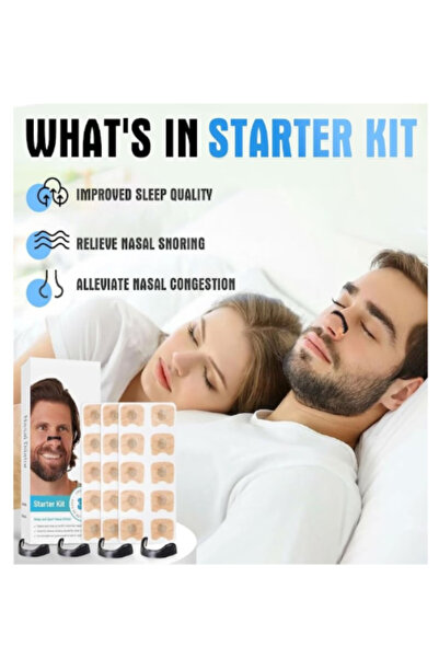 Stone Magnetic Stone® Nasal Dilator Set, Anti-Snoring, 4 Different Sizes, Ideal for Sleep, 30 Days