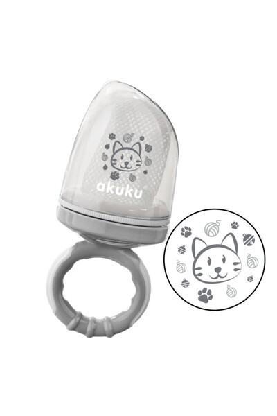 Akuku Dispozitiv de hranire Food Feeder pisica gri