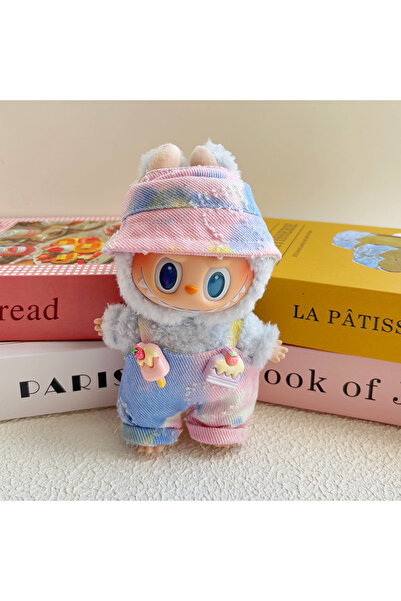 Choice ملابس دمية لابوبو وردية، ملابس دمية صغيرة من القطيفة بطول 17 سم، بذلة ...