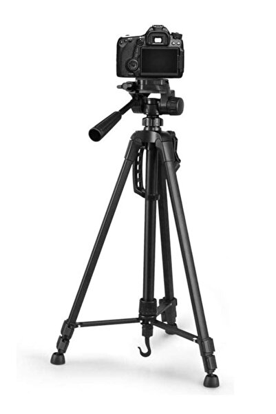 Primo Plus Portable Tripod For Camera Stabilizer Foldable Camera And Ringlight Holder Black 3120