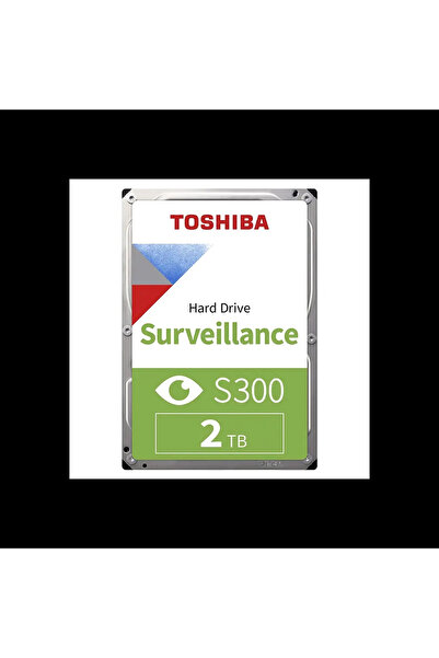 Toshiba S300, Hdwt720uzsva, 3.5", 2tb, 128mb 5400 Rpm, 7/24 Güvenlik Hdd