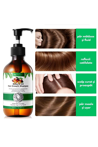 OEM ALIVER® Shampoo with Batana Oil and Biotin | Regeneration and strengthening, 300 ml