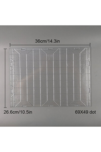 Choice 69x49 نقطة Yantjouet 5 مم Hama Beads Pegboard لعبة أطفال 69x49 نقطة لغ...