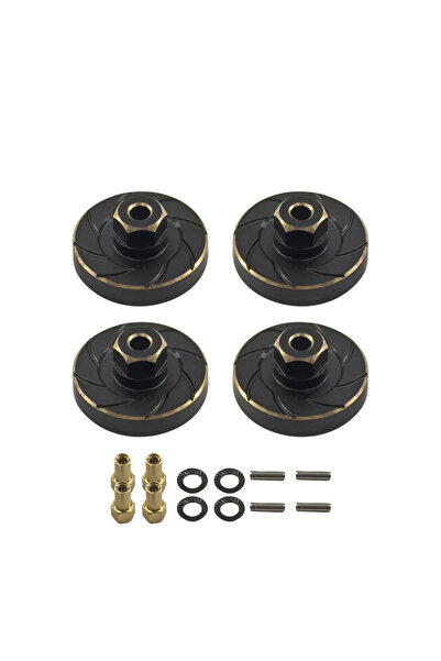 Choice Brass 4PCS 40g Counterweight Brass Wheel Hex Hub Adaptor Metal For 1/24 Axial SCX24 AXI00001 C10 AX