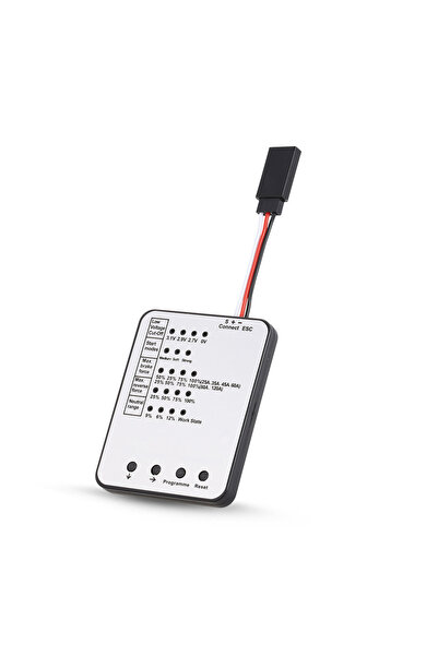 Choice WHITE Surpass Hobby LED ESC Program Card For 25A /35A /45A /60A /80A /...