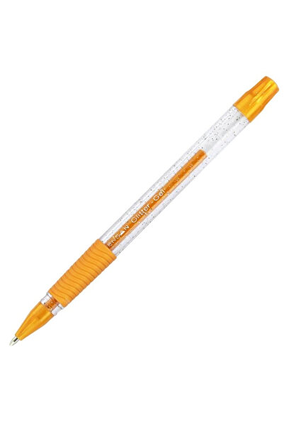 Genel Markalar Simli Jel Kalem Altın Sarı 1.0mm 1 Adet Glitter Gel Simli Tükenmez Kalem Altın Gold Renk