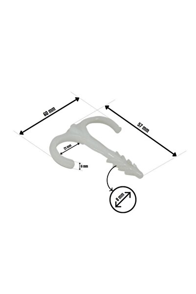 FIRAT YERE TESPİT DÜBELİ KROŞESİ KILÇIK DÜBEL 100 ADET GÖNDERİLİR
