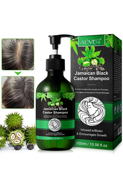 OEM ALIVER® Jamaican Black Castor Oil Shampoo – Natural Growth and Strengthening, 300 ml