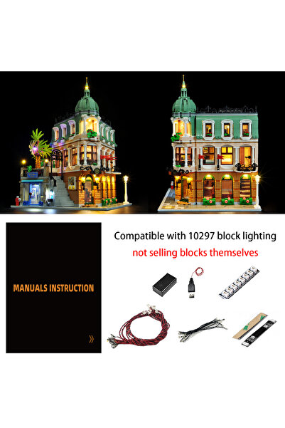 Choice LYBMTWF LED Lighting Kit for 10297, Compatible with Creator Expert Boutique Hotel Building Blocks...