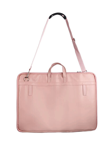 supertrend Deri Proje Resim Çantası 40x55 cm. PASTEL PEMBE