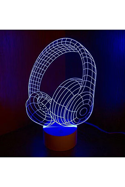 Primo Plus 3D LED RGB Optical Illusion Night Lamp White 20 x 10cm