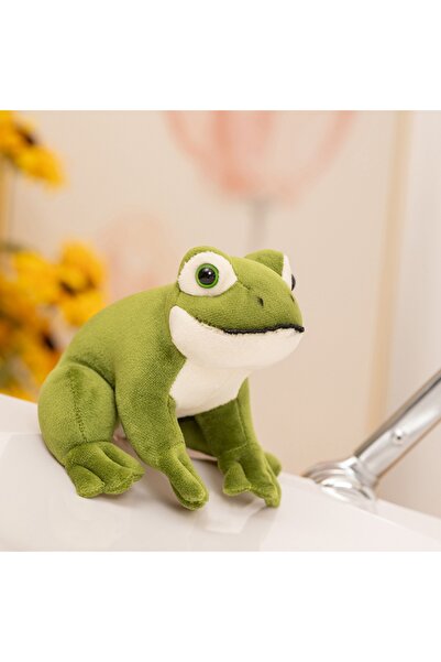Choice ضفدع 12 سم، ألعاب محشوة ناعمة على شكل ضفدع جالس، دمية حيوان محشوة واقع...